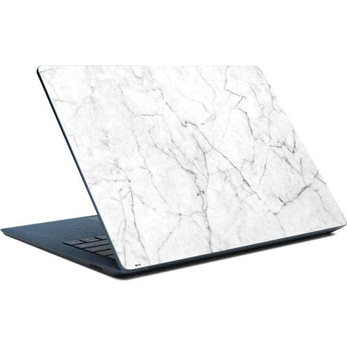 White Marble Surface Laptop Skin